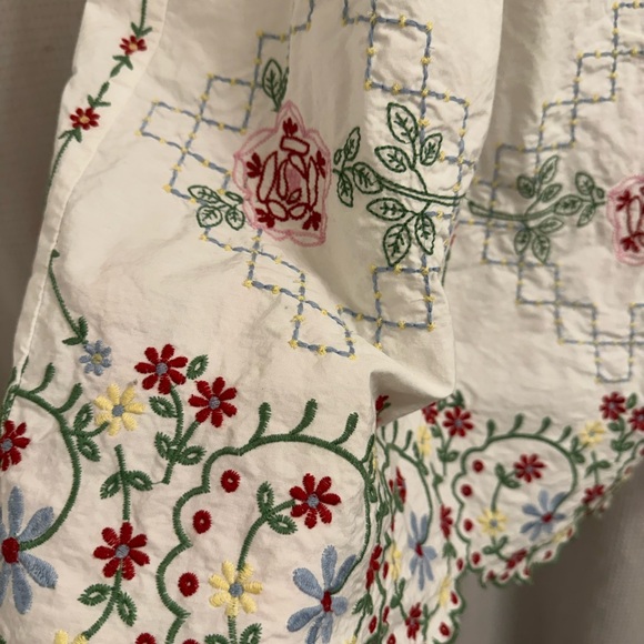 Damson Madder Lulu Floral Embroidered Mini Dress - Picture 2 of 3